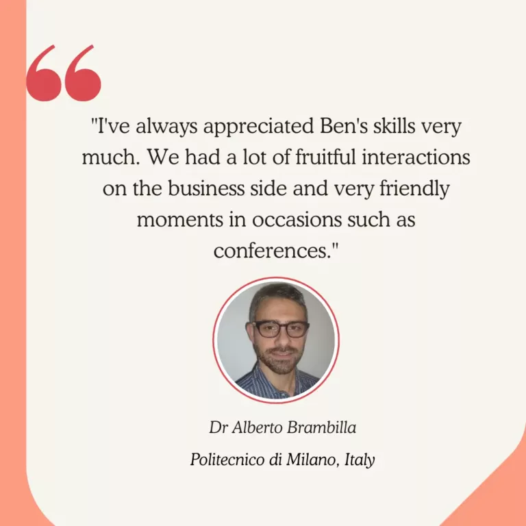 Customer Testimonial Alberto