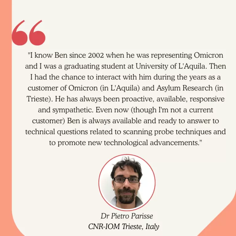 Customer Testimonial Pietro